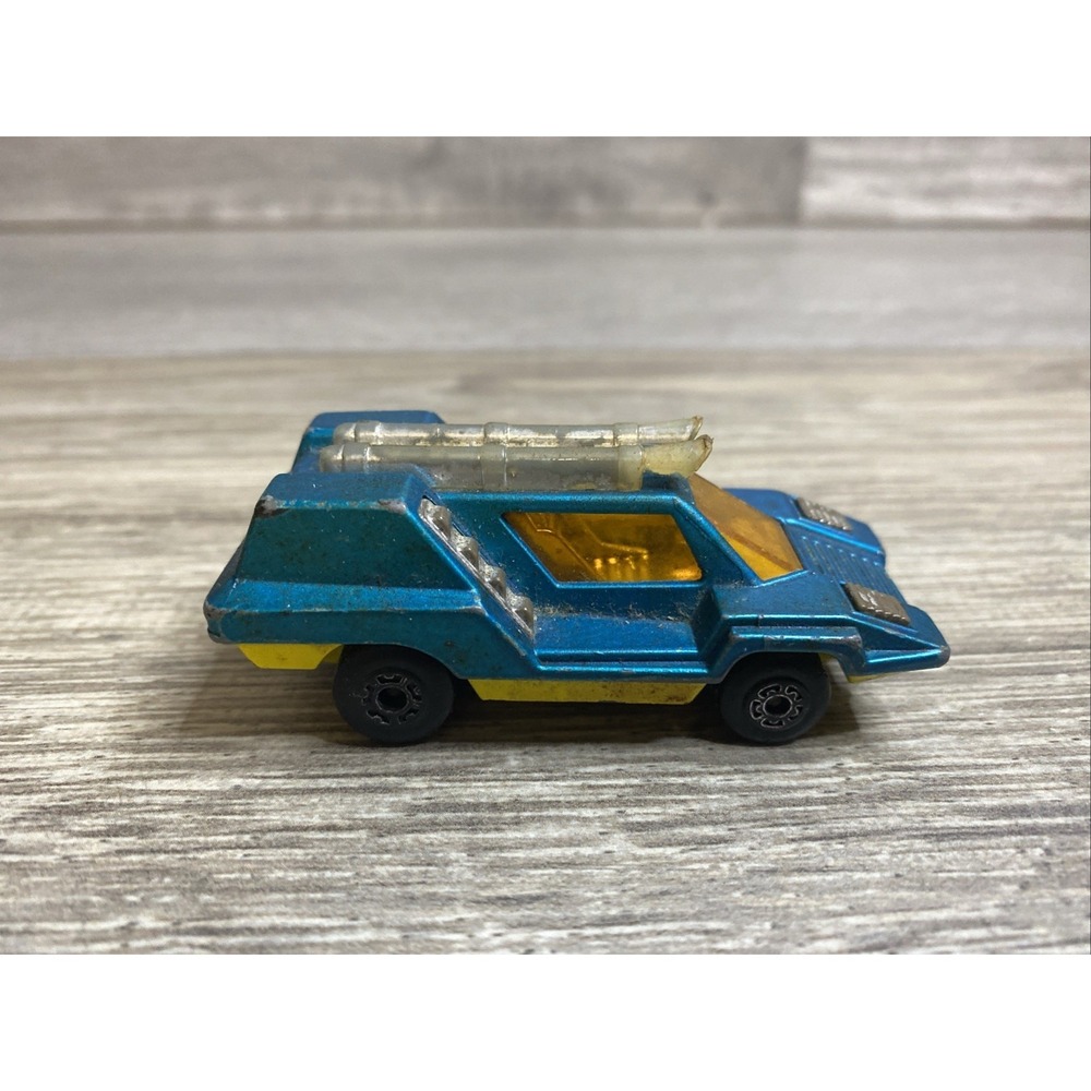 1975 MATCHBOX SUPERFAST #68 COSMOBILE CHROME HEADLIGHTS